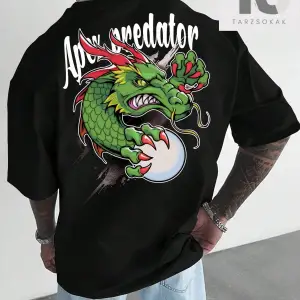 Siyah Örme Yuvarlak Yaka Kısa Kollu Erkek Tişört