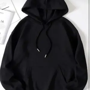 Siyah Oversize Trust Yourself Baskılı Kapşonlu Kanguru Cepli Pamuklu Sweatshirt