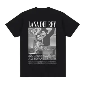 Siyah Şarkıcı Lana Del Rey Baskı Hip Hop leri Streetwear Harajuku kı