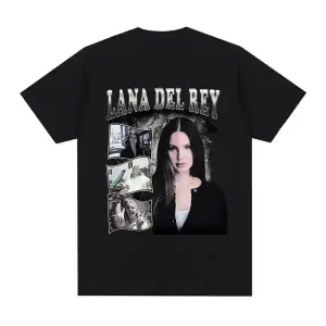 Siyah Şarkıcı Lana Del Rey Baskı Hip Hop leri Streetwear Harajuku kı