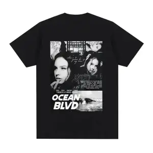 Siyah Şarkıcı Lana Del Rey Baskı Hip Hop leri Streetwear Harajuku kı
