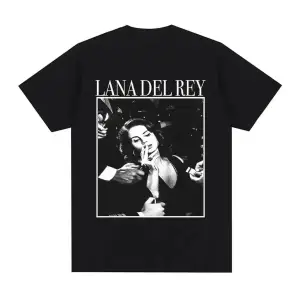 Siyah Şarkıcı Lana Del Rey Baskı Hip Hop leri Streetwear Harajuku kı