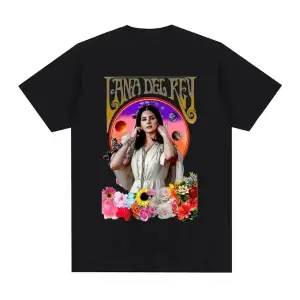 Siyah Şarkıcı Lana Del Rey Baskı Hip Hop leri Streetwear Harajuku kı