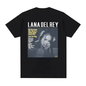 Siyah Şarkıcı Lana Del Rey Baskı Hip Hop leri Streetwear Harajuku kı