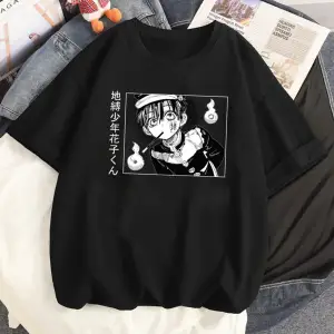 Siyah Tuvalet Bağlı Hanako Kun Kore Nefes Grafik Y2k Grunge Grafik Grunge