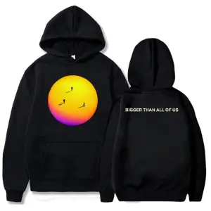 Siyah Unisex Above & Beyond Usden Daha Kapşonluünlük i