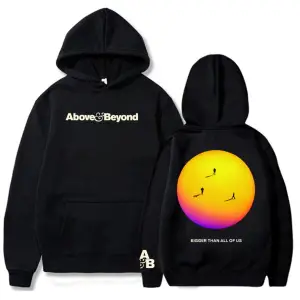 Siyah Unisex Above & Beyond Usden Daha Kapşonluünlük i
