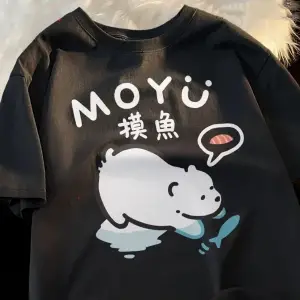 Siyah yeni kurbağa evrimi baskı japon Retro streetwear yaz Tee Vintage