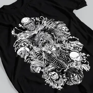 Siyah Zavallı Anime Titan Toprak Türlerik Vintage Yaz Sokak s