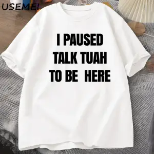 Skibidi Toilet Rizz Ohio Tshirt Funny Humor Letter Printed T-shirt Cotton Short Sleeve Round 3017