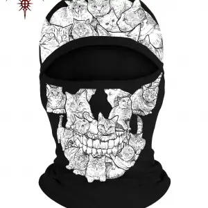 SKULLCat Skull  Motosiklet Giyim Maske & Balaklava