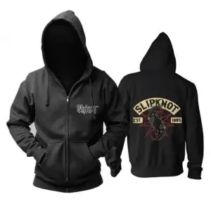 Slipknot Hoodie Fermuarlı Kapşonlu Mod34 14047