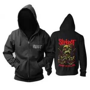 Slipknot Hoodie Fermuarlı Kapüşonlu Tip76 14059