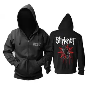 Slipknot Hoodies Fermuarlı Kapşonlu  uyumlu