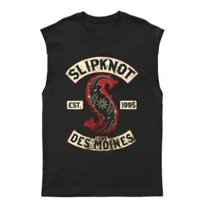 Slipknot Kesik Kol Tişört Kolsuz T-shirt Bkt6161