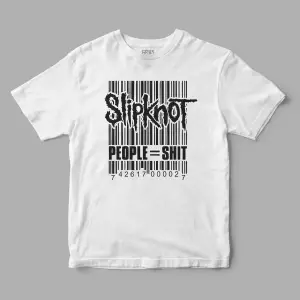 Slipknot People=Shıt Barcode Baskılı Tişört