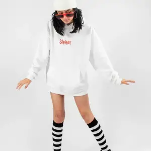 Slipknot Sırt Baskılı Beyaz Oversize Unisex