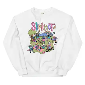 Slipknot Sweatshirt Beyaz