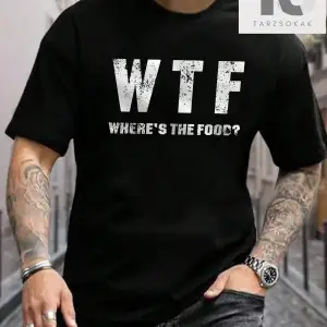 Slogan Baskılı Kısa Kollu Erkek Tişört