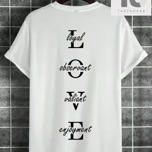 Slogan Baskılı Kısa Kollu Erkek Tişört