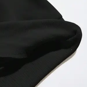 Slogan & Butterfly Print Pullover Siyah