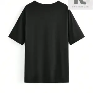 Slogan Grafikli Düşük Omuzlu Tişört