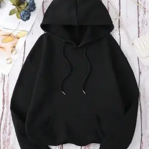 Slogan Grafikli Kanguru Cepli Büzgülü Kapüşonlu Üst Beyaz