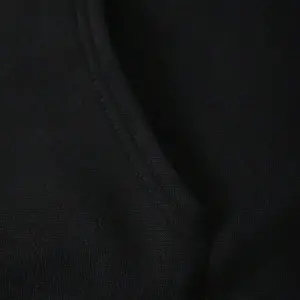 Slogan Grafikli Kanguru Cepli Büzgülü Kapüşonlu Üst Beyaz