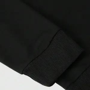 Slogan Graphic Drop Shoulder Sweatshirt Siyah