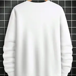 Slogan Graphic Sweatshirt Beyaz