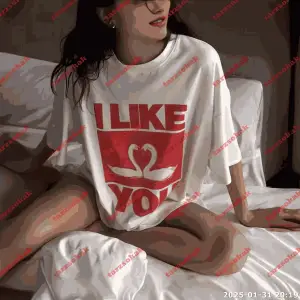 Slogan Unisex Yazılı Oversize Tshirt TWGWBR49