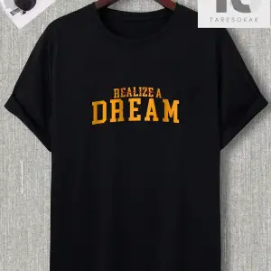 Sloganlı Erkek Heykel Baskılı T-shirt