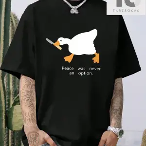 Sokak Hayatı Erkekler Mektup Karikatür Grafik Tee