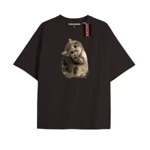 Sokak Trend Tasarım El Gato Tatlı Ve Piskopat Kediler Siyahelgato15