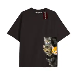 Sokak Trend Tasarım El Gato Tatlı Ve Piskopat Kediler Siyahelgato35