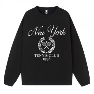 Sonbahar artı boyutu kadın kazak yeni gençlik tenis kulübü 1998 Logo baskılı kapüşonlu svetşö