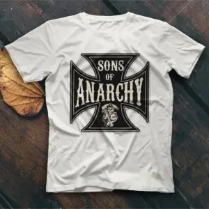 Sons Of Anarchy Beyaz Unisex Tişört T-shirt