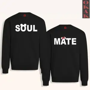 Soul Mate Ruh Eşi Tasarımlı Çift Sevgili Kombinleri Couple Clothing Yeni Sezon 2 Adet