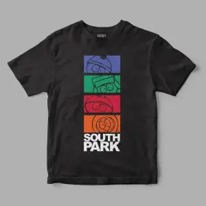 South Park Heads Baskılı Tişört