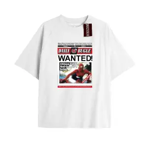 Spider-Man Gazete baskı Model No Way Home Tshirt