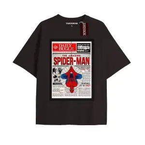 Spider-Man Gazete baskı Model No Way Home Tshirt