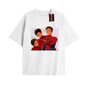 Spider-Man Gazete baskı Model No Way Home Tshirt
