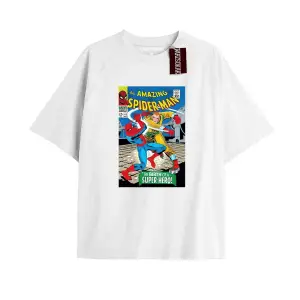 Spider-Man Gazete baskı Model No Way Home Tshirt