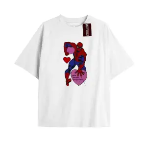 Spider-Man Gazete baskı Model No Way Home Tshirt