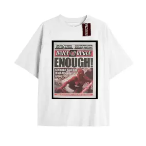 Spider-Man Gazete baskı Model No Way Home Tshirt