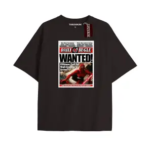 Spider-Man Gazete baskı Model No Way Home Tshirt