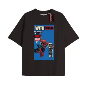 Spider-Man Gazete baskı Model No Way Home Tshirt