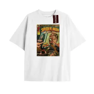 Spider-Man Gazete baskı Model No Way Home Tshirt