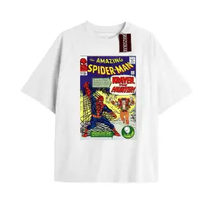 Spider-Man Gazete baskı Model No Way Home Tshirt