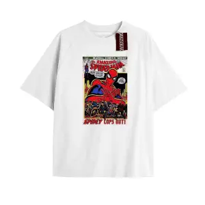 Spider-Man Gazete baskı Model No Way Home Tshirt